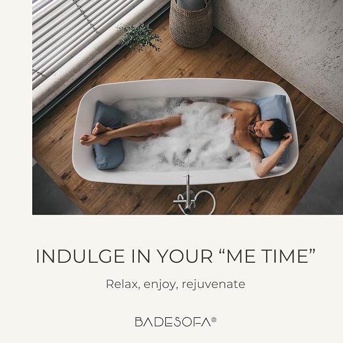 BADESOFA® Luxury Bath Pillows for Tub Full Body Set - Image 7