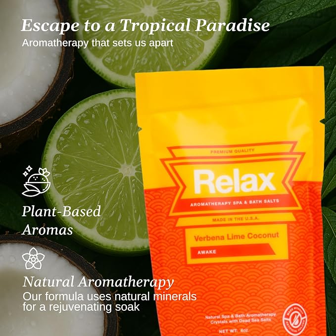 Relax Spa & Bath, Epsom & Dead Sea Salts, Aromatherapy Bath Salts - Image 4
