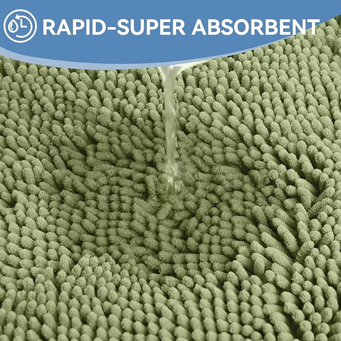 Bcoimo 70"×24" Absorbent Bath Mat, Non-Slip - Image 5