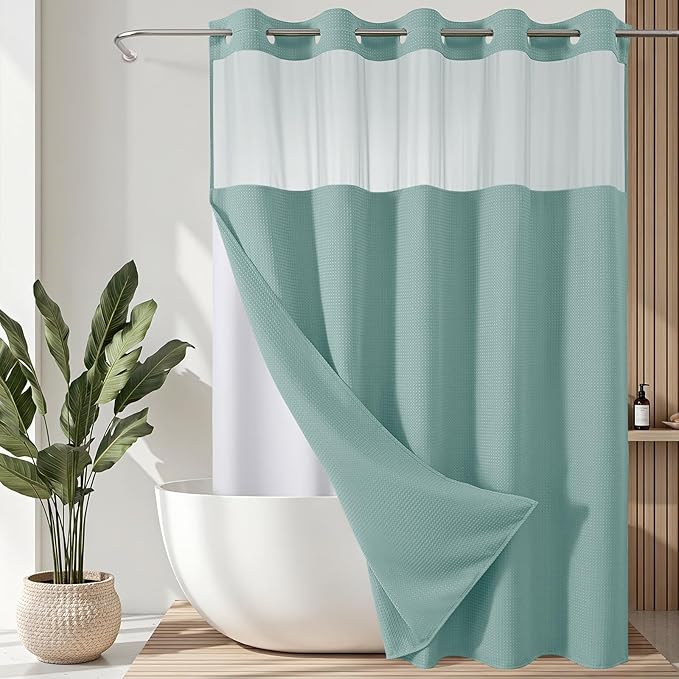VANZAVANZU Hookless Shower Curtain by VANZAVANZU