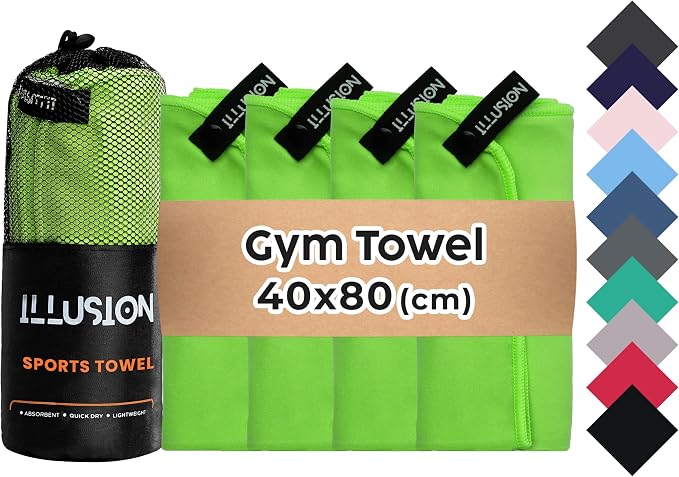 illusion Small Microfiber Gym Towels by Unknown