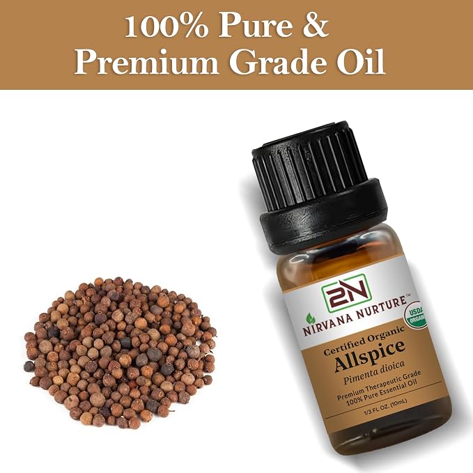Allspice Essential Oil USDA Certified Organic, 100% Pure Natural Premium Grade - Image 5