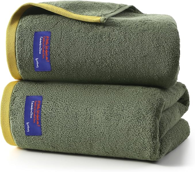 REDKISS 2 Pack 100% Cotton Bath Towels by REDKISSOnline