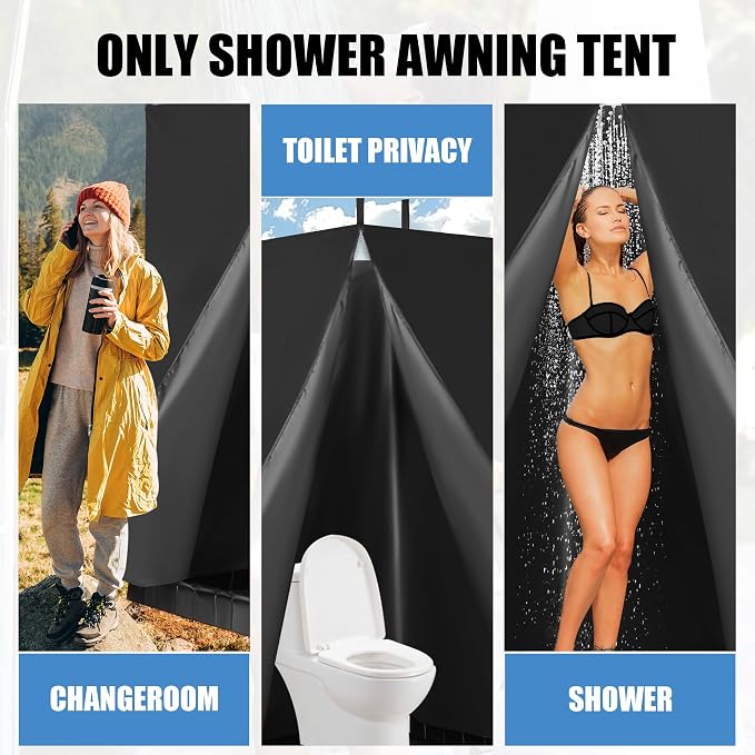 MABOZOO Privacy Tent and Foldable Shower Base Set, Portable Shower Pan - Image 5