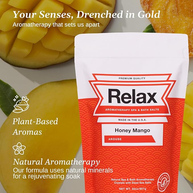 Relax Spa & Bath, Epsom & Dead Sea Salts, Aromatherapy Bath Salts - Image 4
