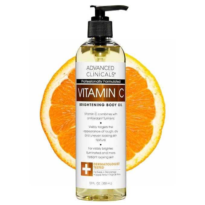 Advanced Clinicals Vitamin C Brightening Body Oil by AdvancedClinicals