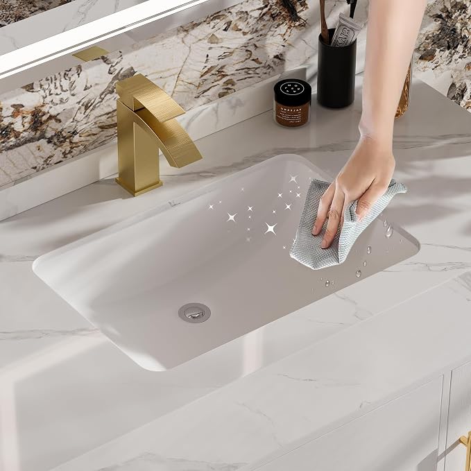 homary 39.4" Modern Floating Bathroom Vanity - Image 6