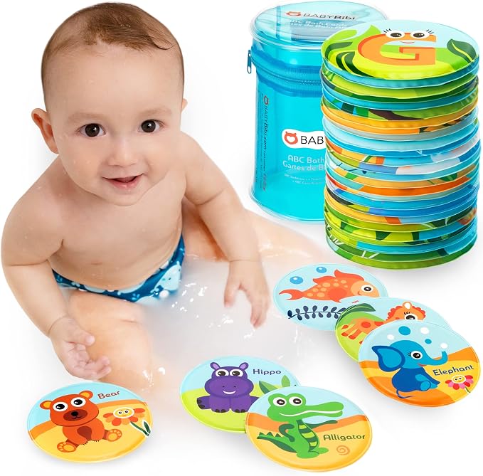 Floating Animals & Alphabet Flash Cards by BabyBibi