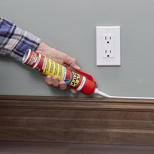 Flex Caulk, Waterproof & Weatherproof Hybrid Polymer Sealant, Baseboards - Image 3