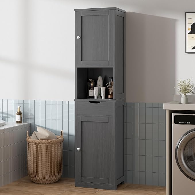 Walsunny Tall Bathroom Storage Cabinet - Image 7