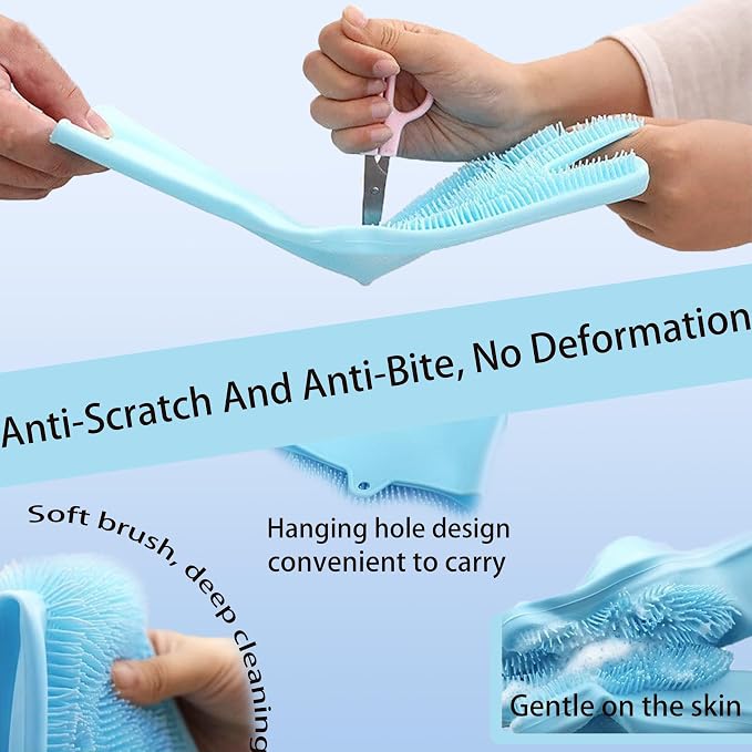 6PCS Pet Grooming Gloves |Pet Bath Brush|Pet Washing Gloves|Dog Bath - Image 6