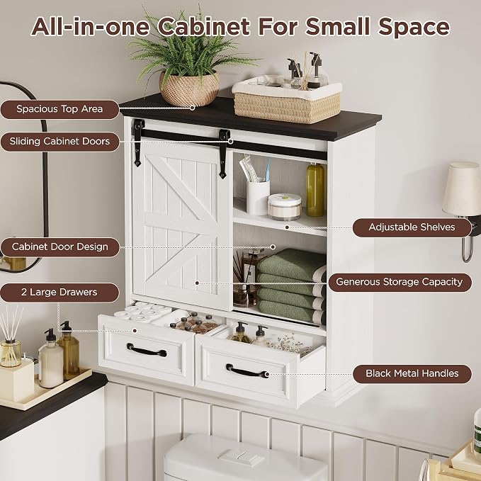 Bathroom Wall Storage Cabinet - Image 3
