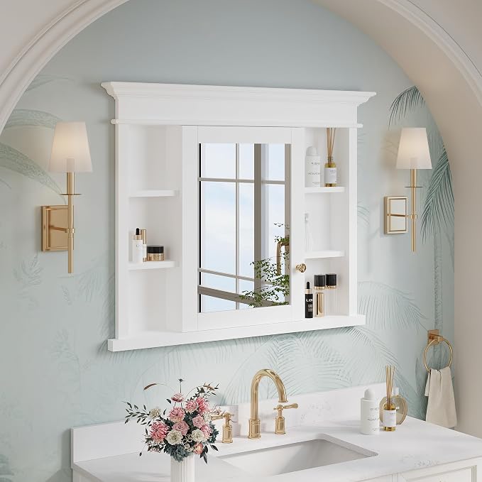 WELLFOR40 x 32" Bathroom Medicine Cabinet - Image 3