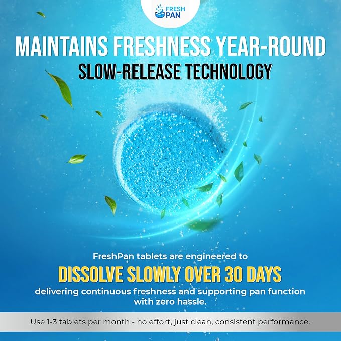 FreshPan AC Drain Pan Tablets | 4 Year Supply of Slow Release AC Condensate Pan - Image 4