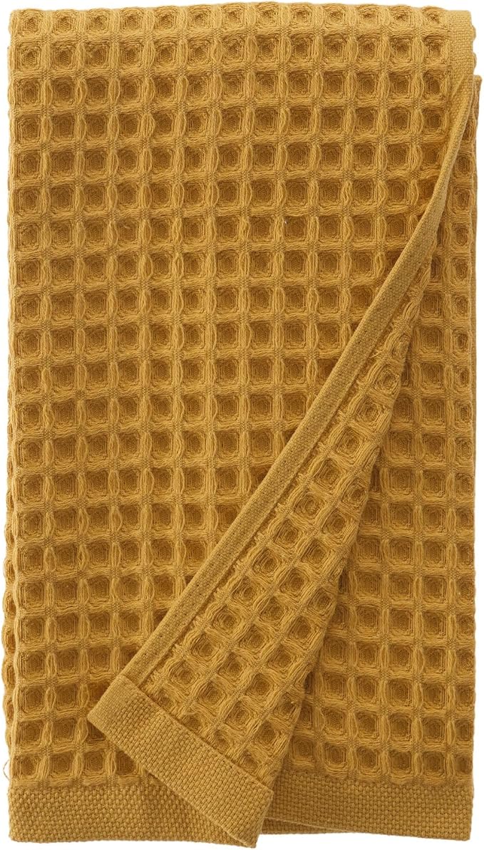 sea me at home Waffle Hand Towel – 100% Turkish Cotton, Soft and Absorbent by seameathome