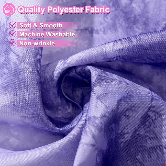 ORTIGIA Purple Misty Forest Shower Curtain - Image 4