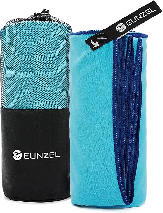 Eunzel Quick Dry Camping Towel, Microfiber Travel Towel Super Absorbent Fast - Image 2