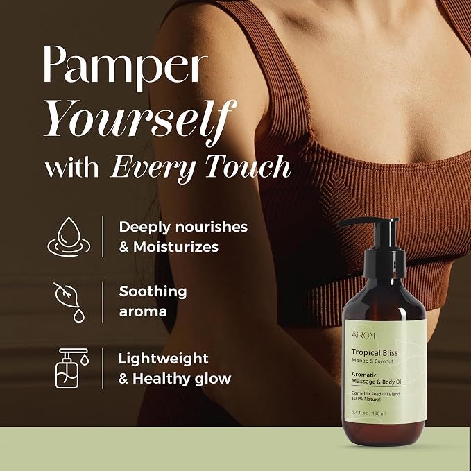 AiROM Mango & Coconut Massage Oil - Image 3