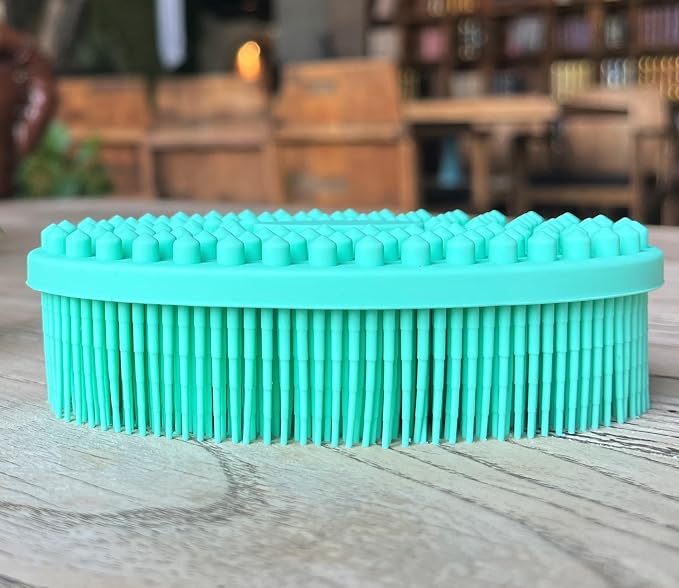 Premium Sensory Brush for Kids or Autism, Soft Silicone Body Scrubber, 2 in 1 by PENEPICO-SIMPLELIFE