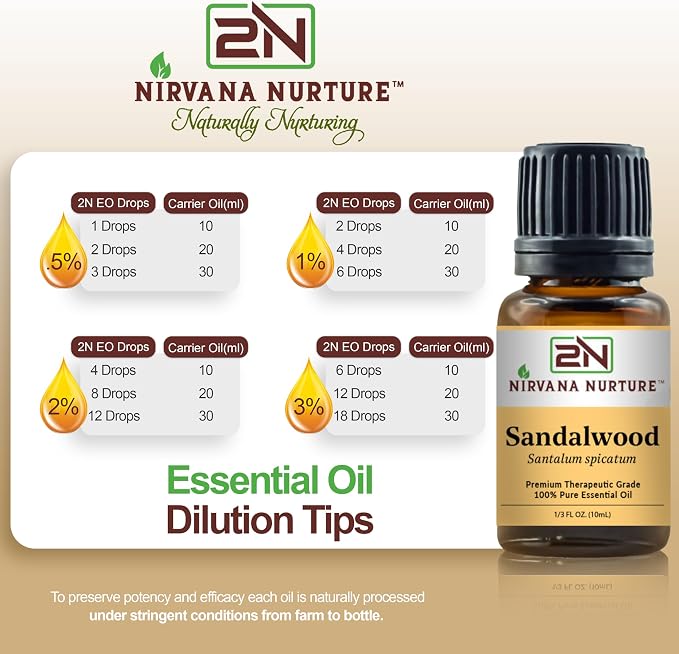 Sandalwood Essential Oil Aromatherapy Diffuser 100% Pure, Therapeutic Grade - Image 5