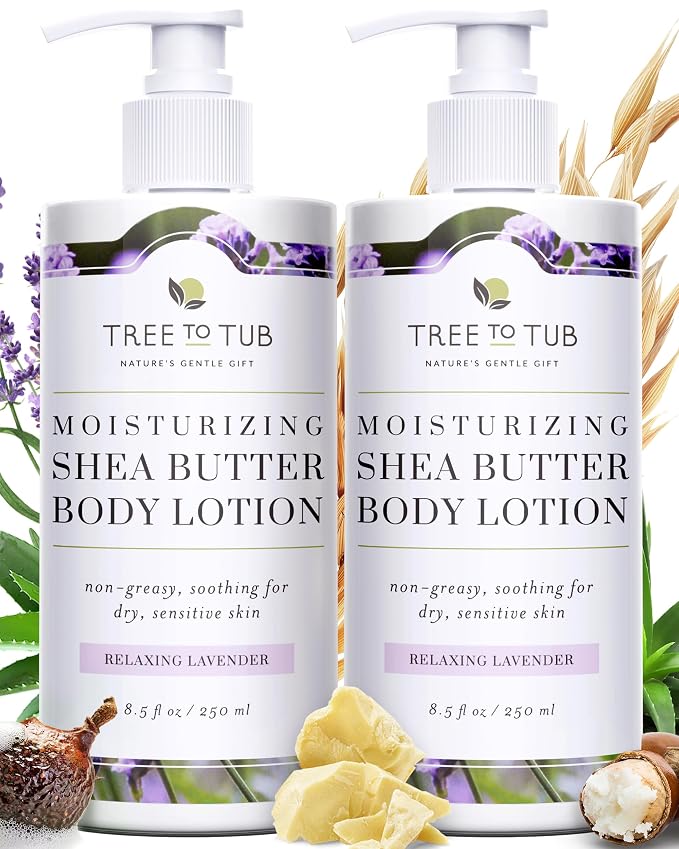 Tree to Tub Lavender Shea Butter Body Lotion by TreeToTub
