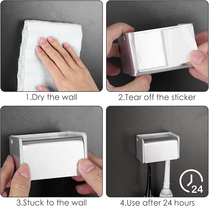 Toothbrush Holder Wall Mounted - Image 6