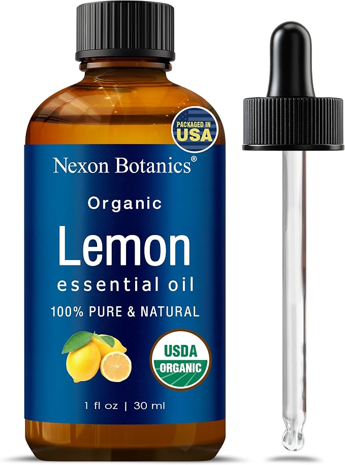 Organic Lemon Essential Oil 30 ml by NexonBotanics