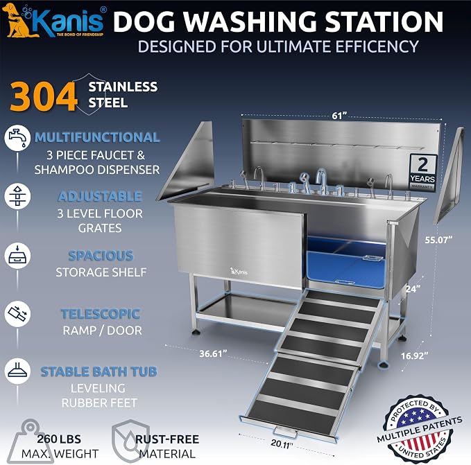 KANIS Professional Dog Washing Station - Image 2