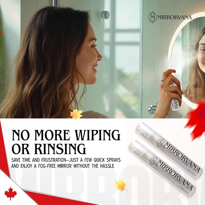 MIRRORVANA Anti Fog Spray for Shower Mirror - Image 6