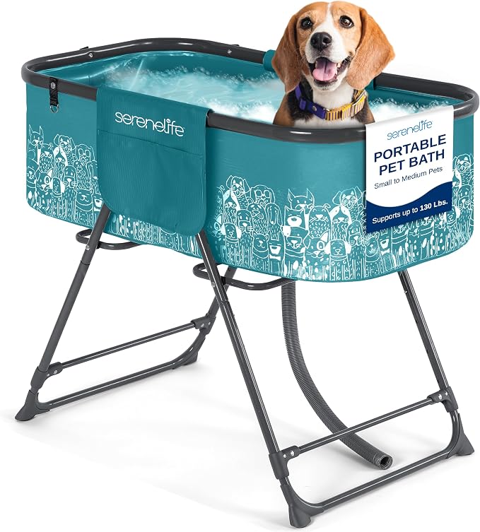 SereneLife Foldable Dog Bath Tub by SereneLife