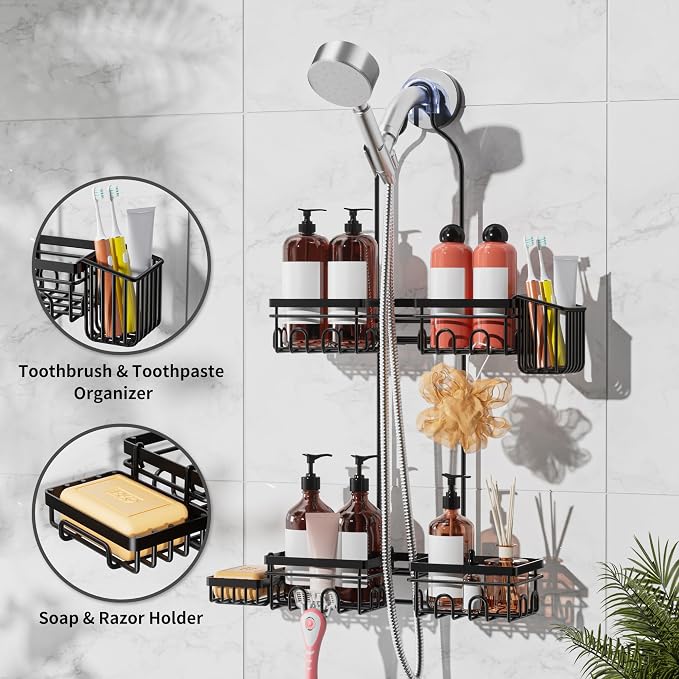 Shower Caddy Hanging with Door Hook - Image 3