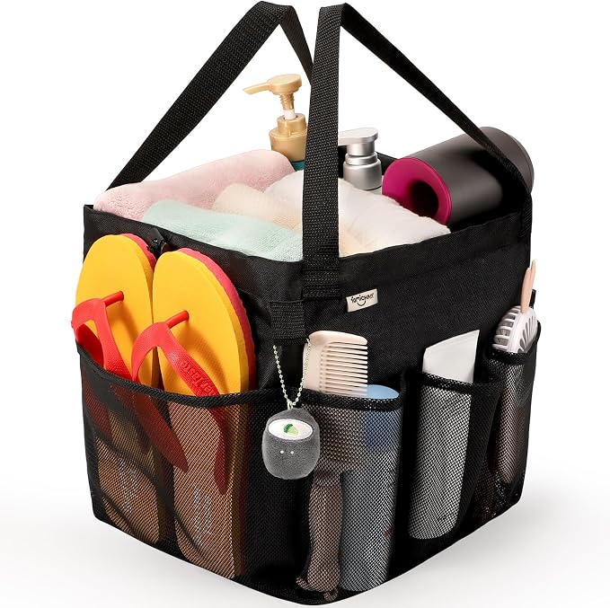 Mesh Shower Caddy Portable, Dorm Room Essentials by famichan