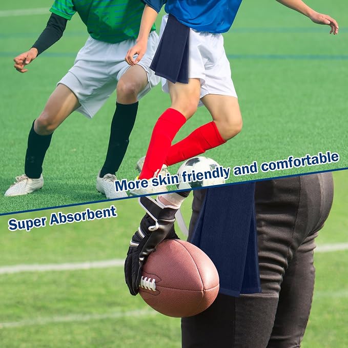 Shimeyao 2 Pcs Cotton Sports Football Towel - Image 5
