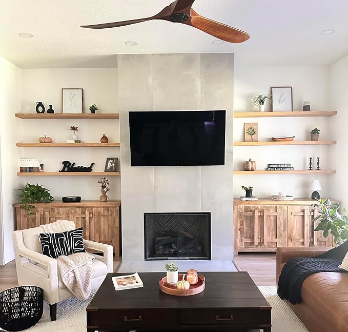 joelsantiques - 72 Inch Wooden Floating Shelves - Image 5