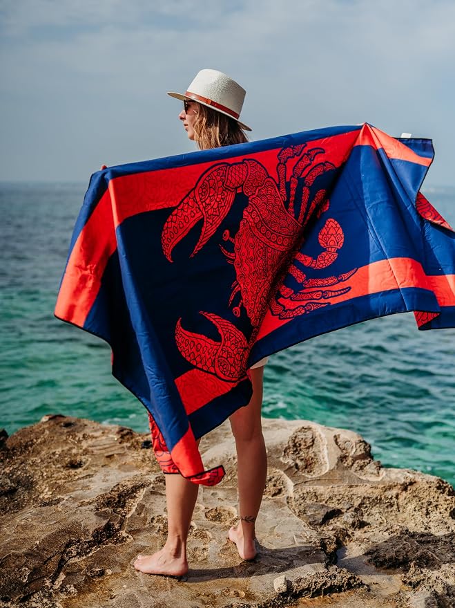 4Monster Microfiber Beach Towel Quick Dry, Super Absorbent Lightweight Travel - Image 6