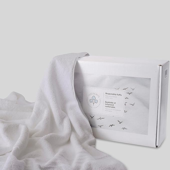 Fabdreams 100% Organic Cotton Bath Sheet Set of 2 700 GSM Oversized Towels - Image 4