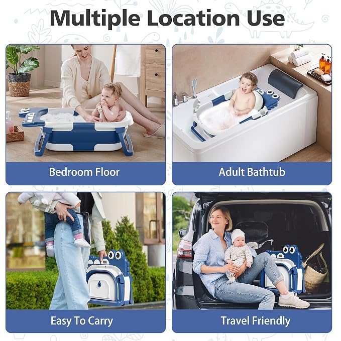 TPN Collapsible Baby Bathtub, Baby Bath Tub - Image 6