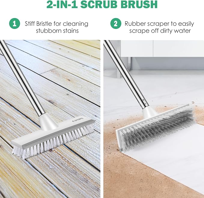SetSail Upgraded Large 12 in Wide Floor Scrub Brush - Image 4
