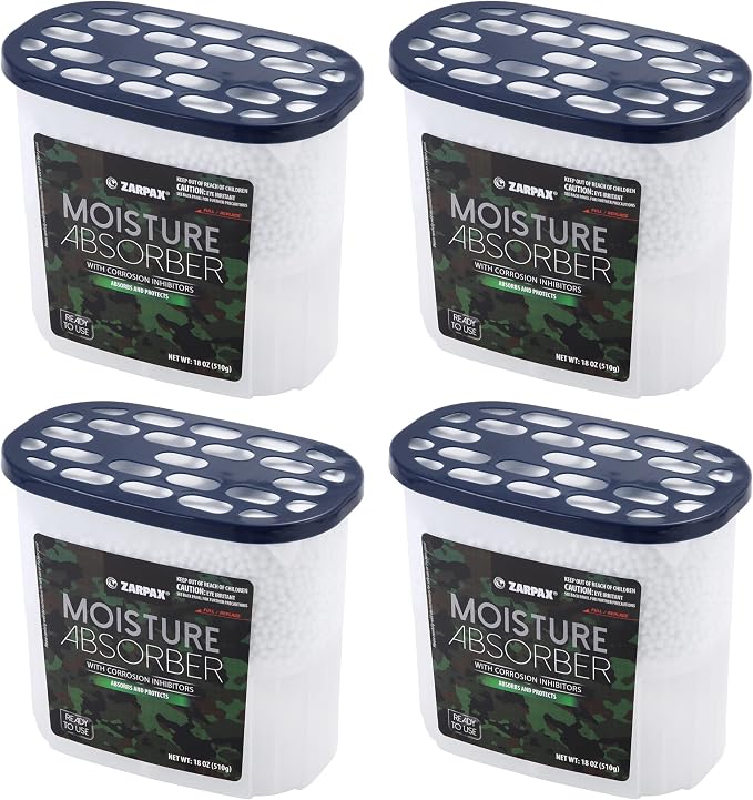 Moisture Absorber Corrosion Inhibitors Gun & Gear 17.6 oz/500g | Removes by Zarpax