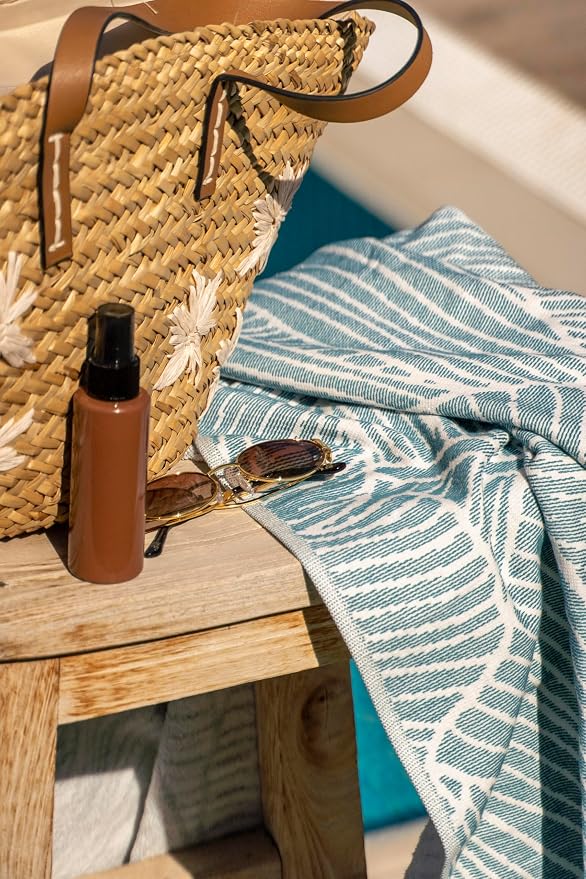 SOFE H&L | LINVIA Foutah Quick Dry Beach Towel Pack of 2 CARETTA - Image 8