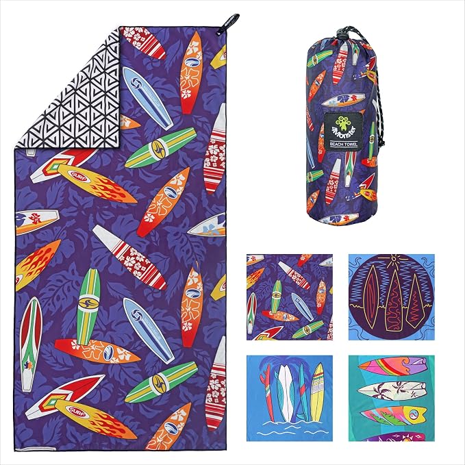 4Monster Microfiber Beach Towel Quick Dry, Super Absorbent Lightweight Travel by 4Monster