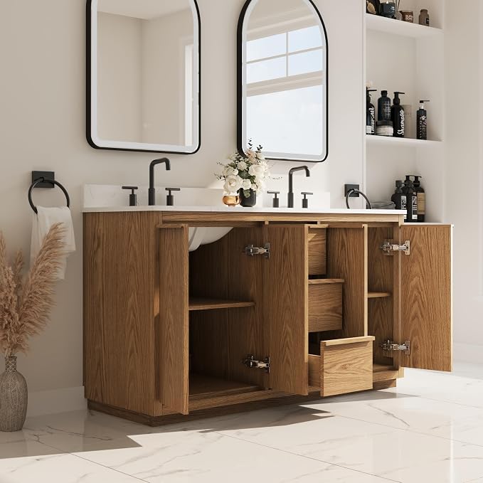 WELLFOR 60" Bathroom Vanity - Image 9