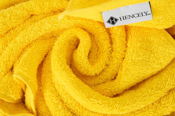 Hencely Premium 6-Pack Washcloths 12x12 Inches Soft Turkish Cotton High - Image 5