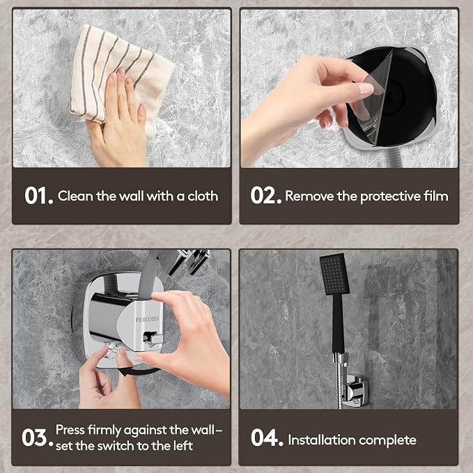 360° Swivel Shower Head Holder - Image 8