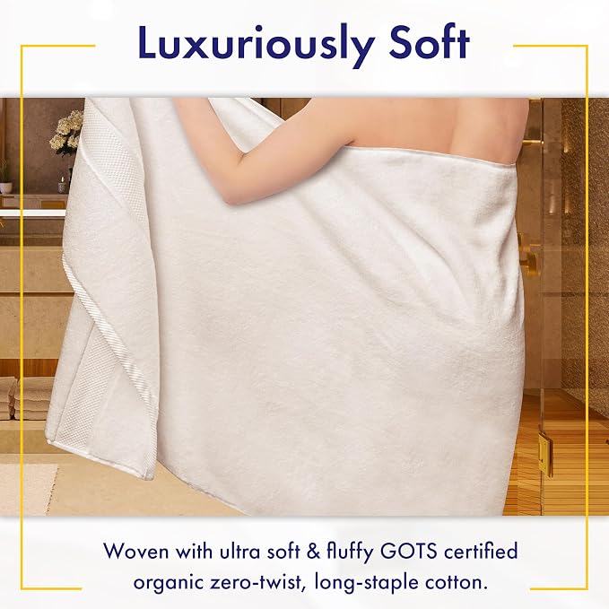 100% Organic Luxury Bath Sheets - Image 3