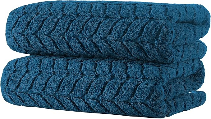 Turkish Cotton Ultra-Soft Plush Absorbent Quick Dry Bathroom Towel Set by BagnoMilanoLuxurySoftness