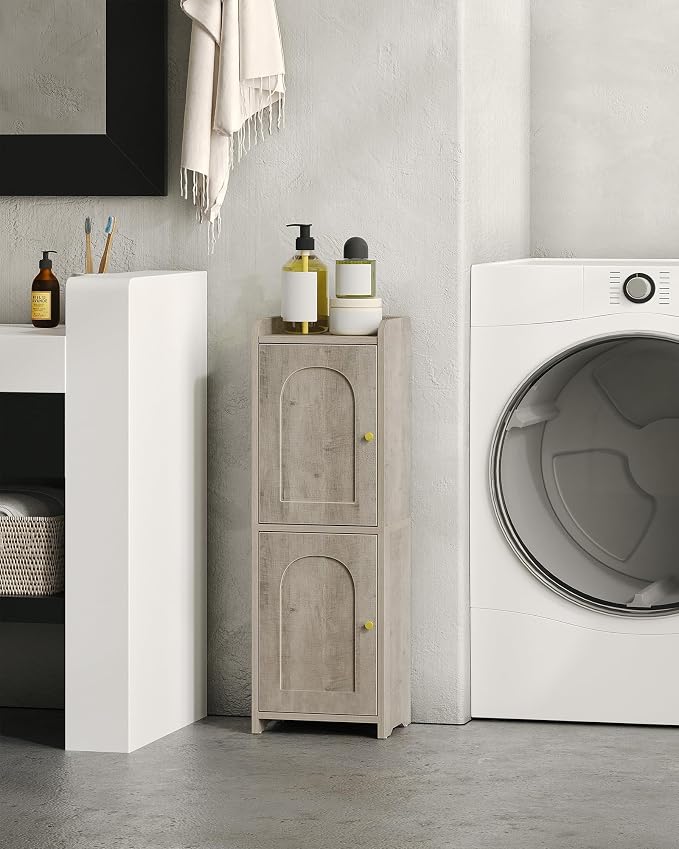 Bathroom Storage Cabinet, Corner Floor Cabinet - Image 7