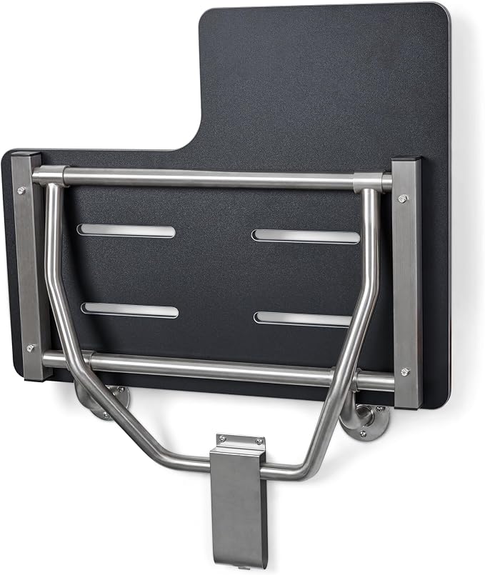 Seachrome 32" x 22.5” Black Reversible Folding Transfer Tub/Shower Seat - Image 7