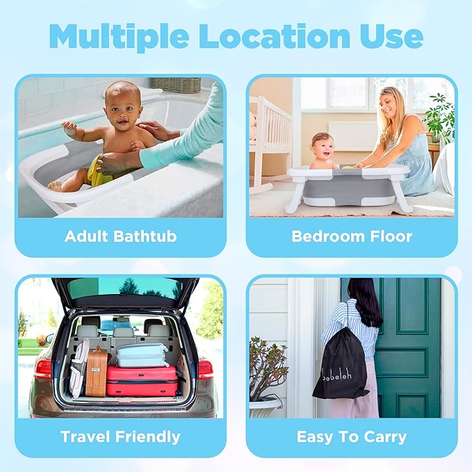 BEBELEH™ Collapsible Baby Bathtub - Image 6