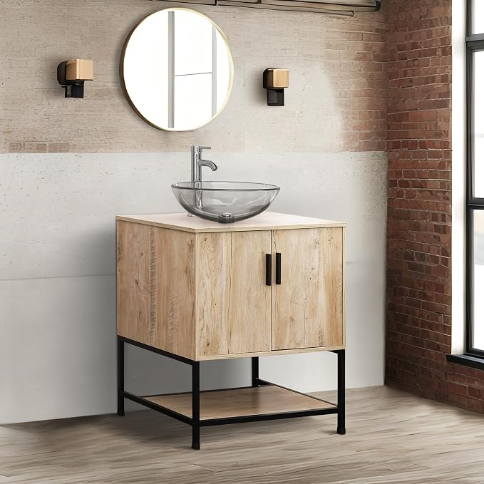 UEV Rustic Oak 30" Bathroom Vanity - Image 3